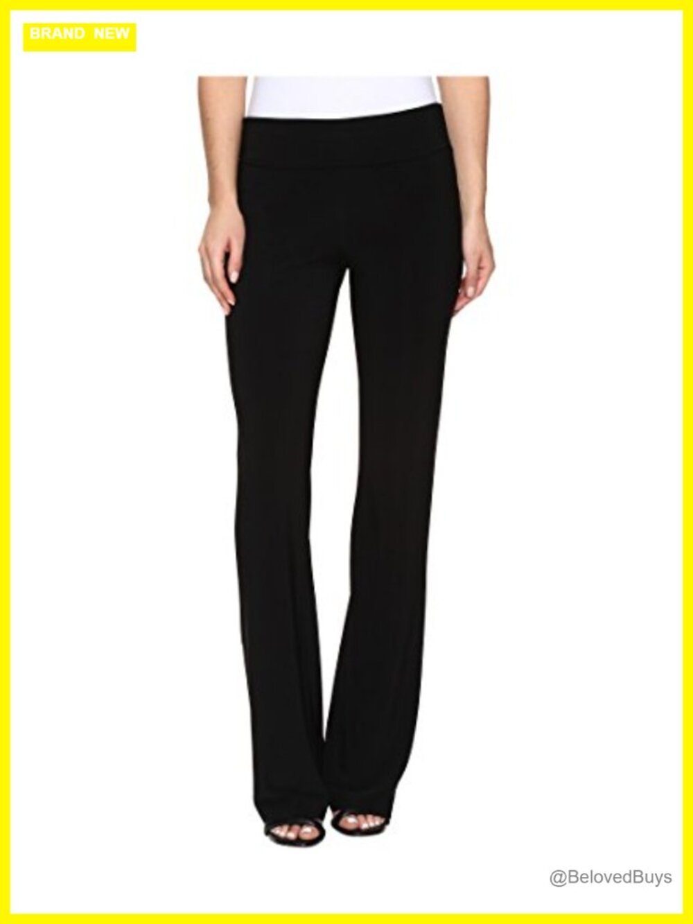 Norma Kamali Boot Pants High Rise Boot Cut Slim Fit Pull On